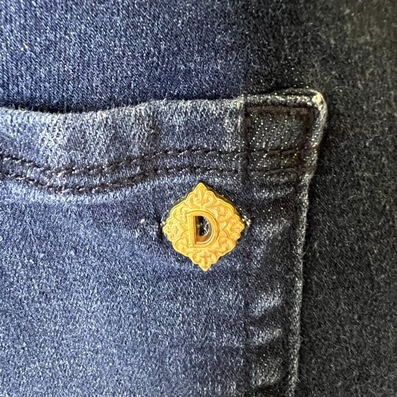 Democracy Jeans Womens Size 16W Ab Technology Dark Wash Bootcut Classic Denim - Picture 11 of 16